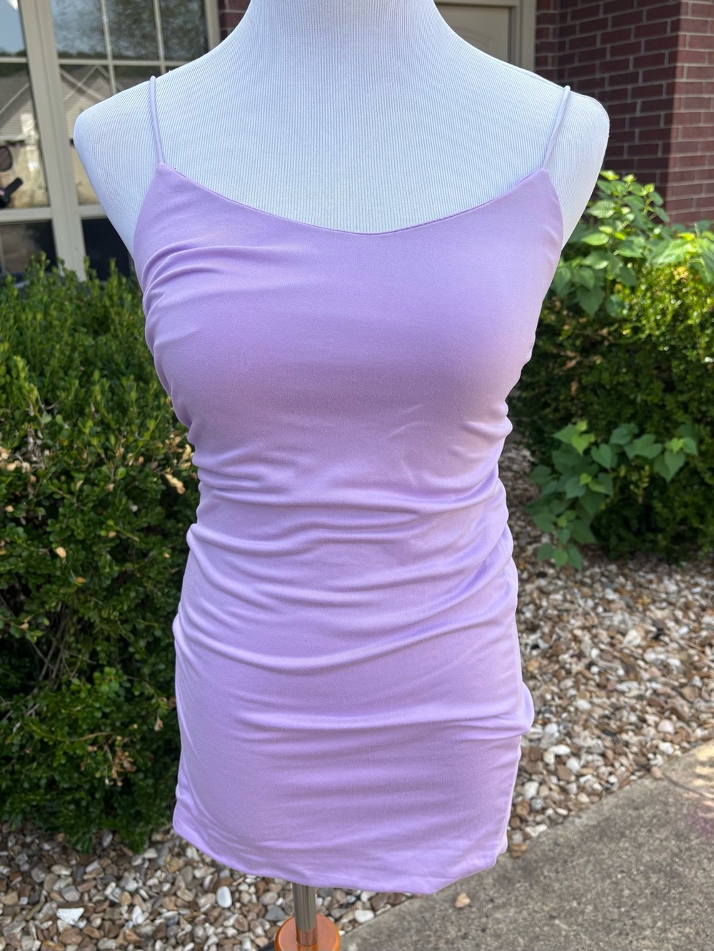 Forever 21 Lilac Spaghetti Strap Mini Dress